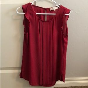 Pink blouse tank top